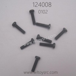 WLTOYS 124008 1/12 RC Buggy Parts Phillips pan head Screw 2.5X10PM