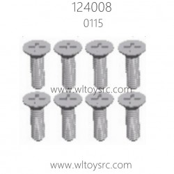 WLTOYS 124008 1/12 RC Buggy Parts 0115 2.5x10 Phillips flat head Screw