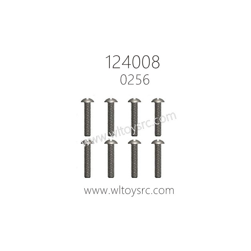 WLTOYS 124008 1/12 RC Buggy Parts 0256 Screw 3X12PM
