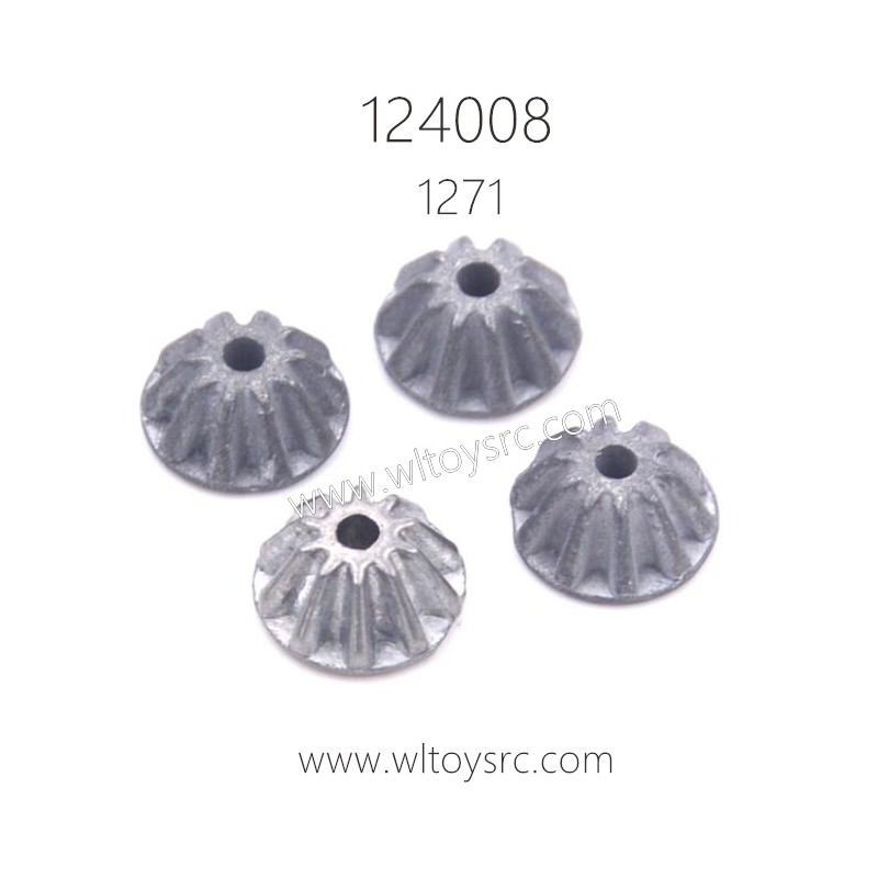 WLTOYS 124008 RC Car Parts 1271 10T Differential Small Bevel Gear