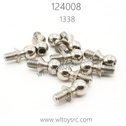 WLTOYS 124008 RC Car Parts 1338 Ball head Screw 4.9X10.6