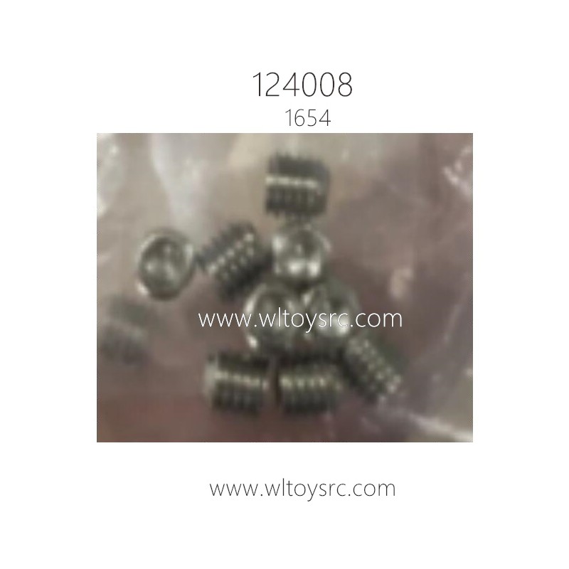 WLTOYS XKS 124008 Parts 1654 Hexagon socket head screw 3X3