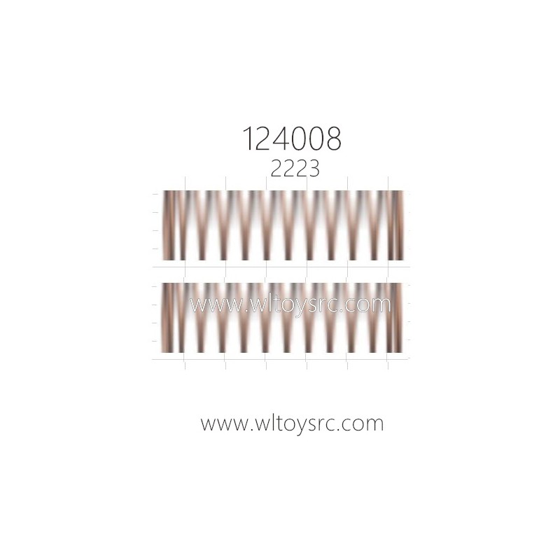 WLTOYS 124008 1/12 Speed RC Car Parts 2223 Springs