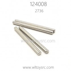 WLTOYS 124008 1/12 RC Car Parts 2736 Metal Shaft for Swing Arm