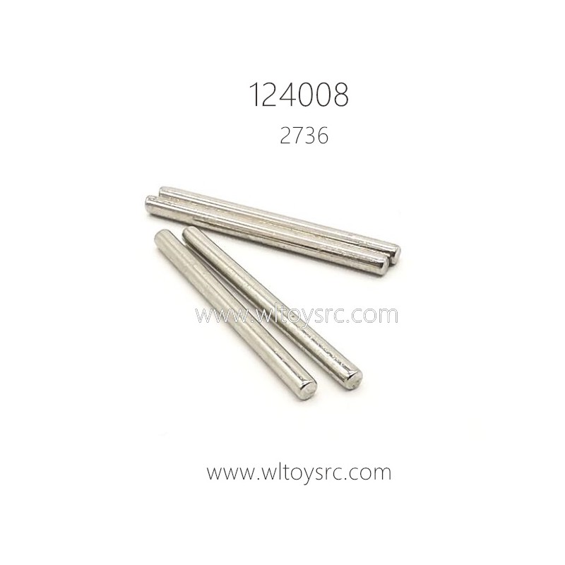 WLTOYS 124008 1/12 RC Car Parts 2736 Metal Shaft for Swing Arm