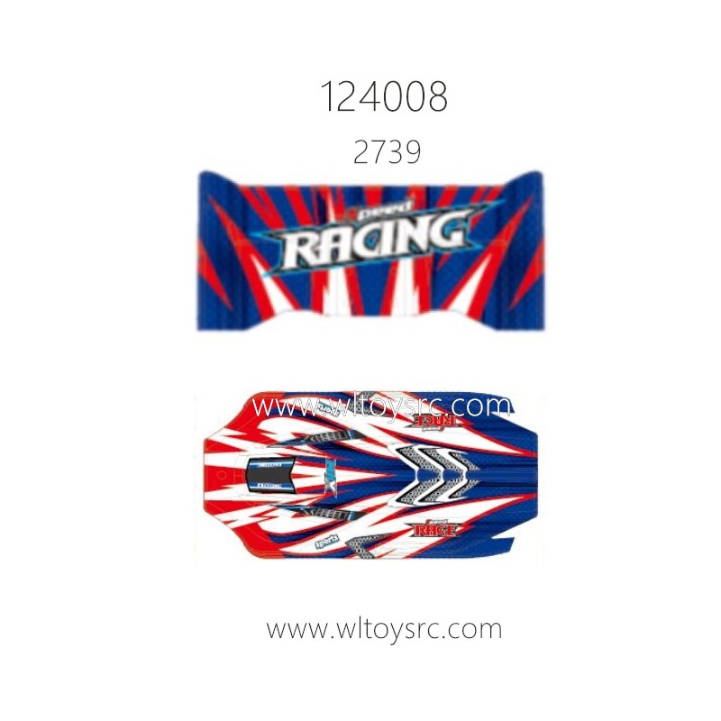 WLTOYS 124008 1/12 RC Car Parts 2739 Car Shell