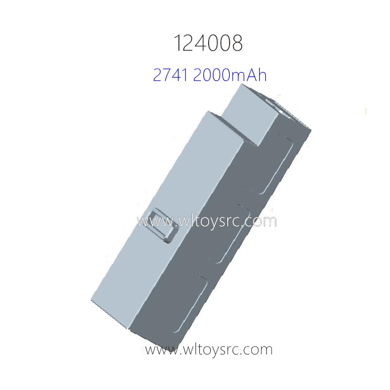 WLTOYS 124008 1/12 RC Car Parts 2741 11.1V 2000mAh Battery