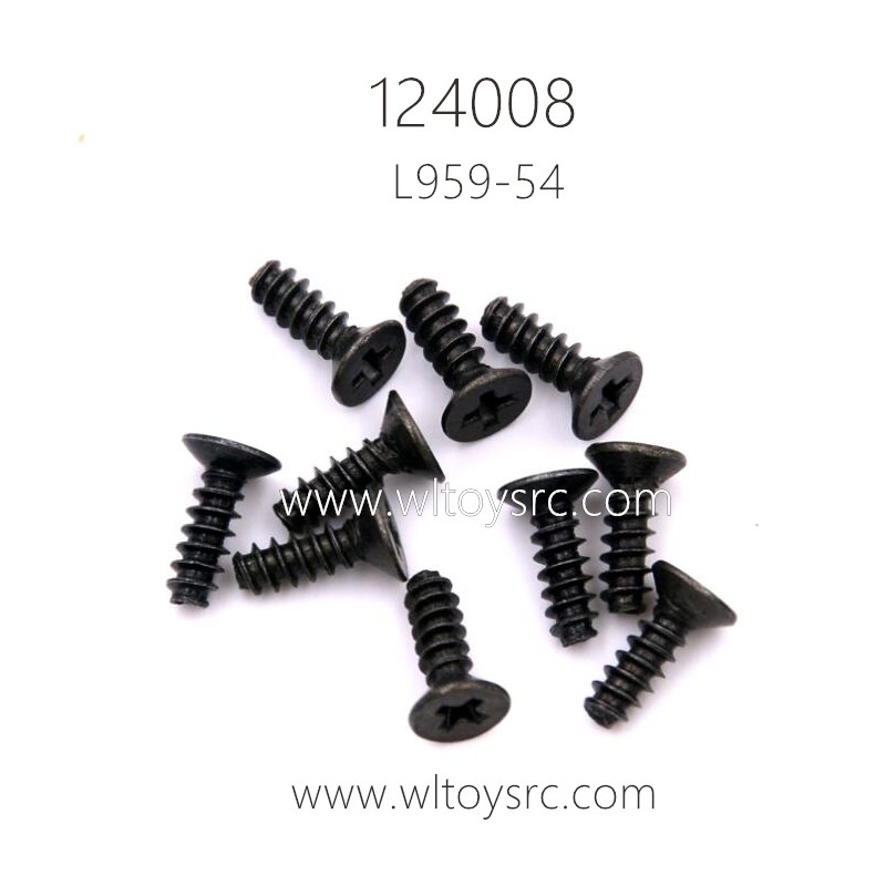 WLTOYS 124008 1/12 RC Car Parts L959-54 Countersunk head tapping screw
