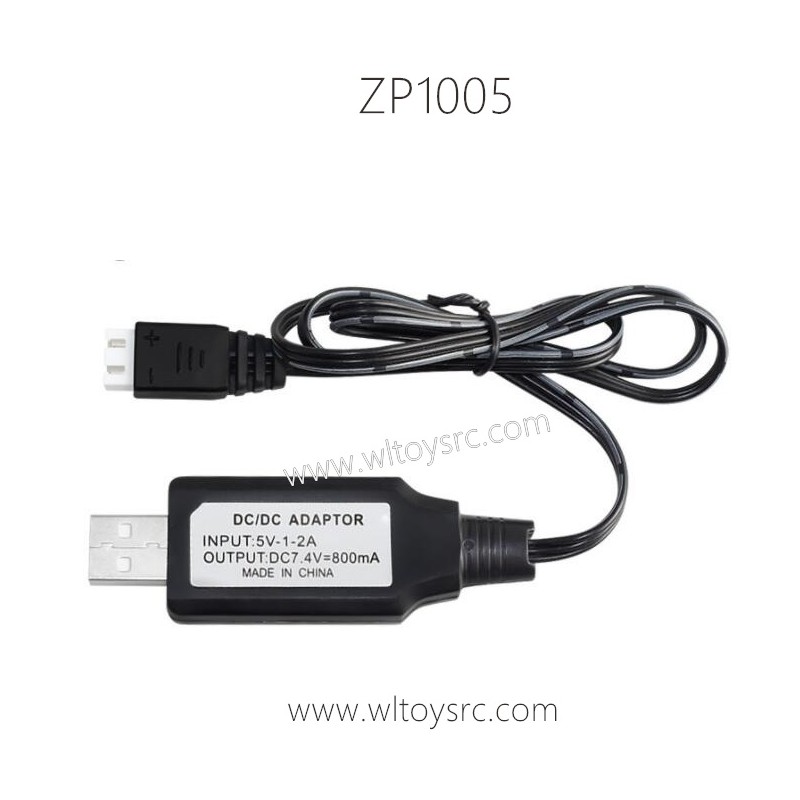 HB Toys ZP1005 1/10 RC Truck Parts 7.4V USB Charger
