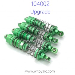 WLTOYS 104002 Upgrade Parts Metal Front and Rear Shock Green