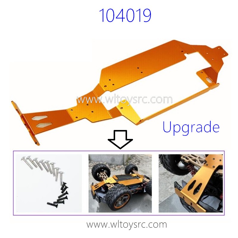 WLTOYS 104019 1/10 RC Car Upgrade Parts Metal Bottom Protector