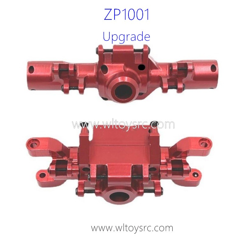 HB ZP1001 RC Crawler Upgrade Parts Front and Rear Axle Shell Red