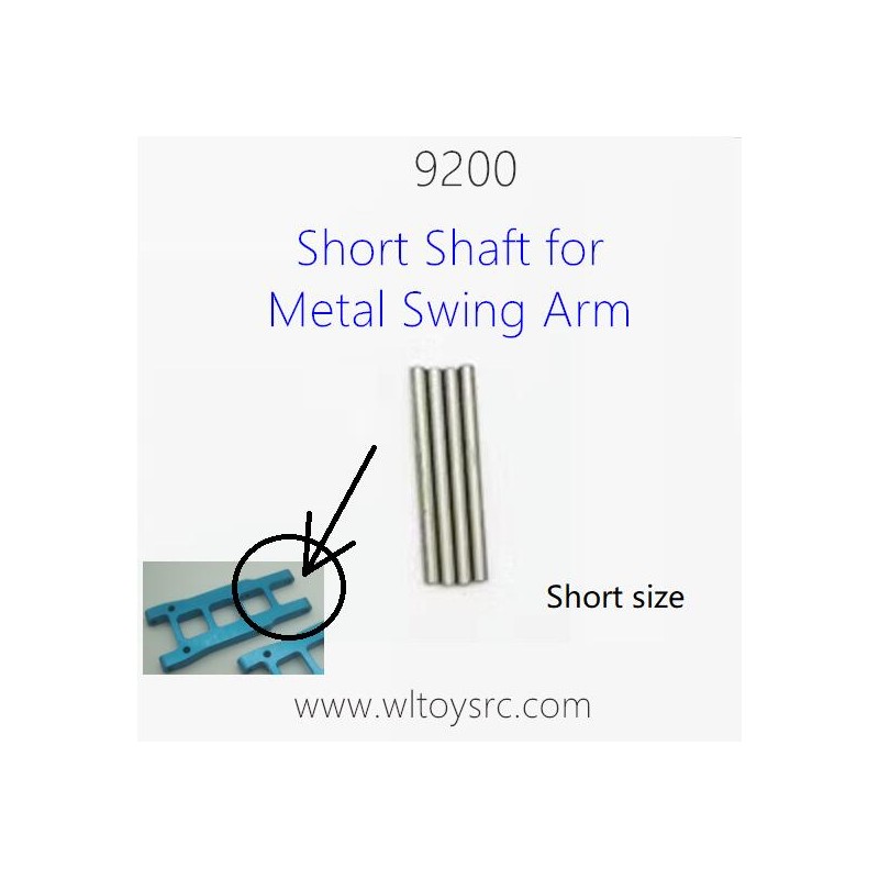 PXTOYS 9200 Parts Metal Short Shaft for Metal Swing Arm