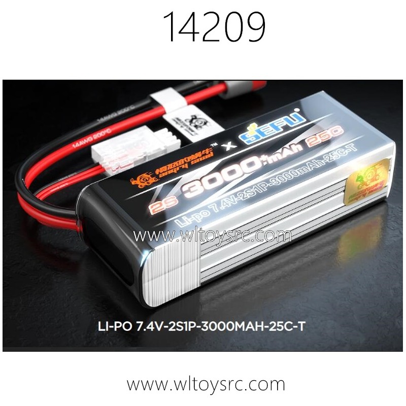 MJX HYPER GO 14209 Parts 3000mAh Battery 7.4V