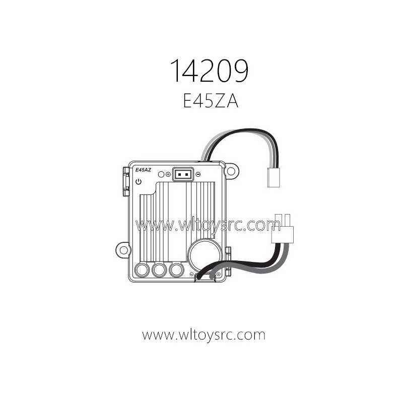 MJX HYPER GO 14209 RC Car Parts E45ZA Brushless ESC