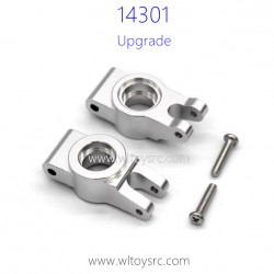 MJX HYPER Go 14301 Upgrade Parts Rear Wheel Cups Silver