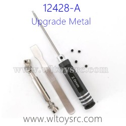 WLTOYS 12428-A Upgrade Parts, Rear Central Shaft and Tools