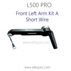 LYZRC L500 PRO Drone Parts Front Left Arm A Short Wire Black