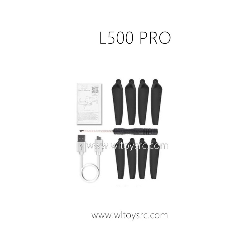 LYZRC L500 PRO Drone Parts Propeller and USB Charger