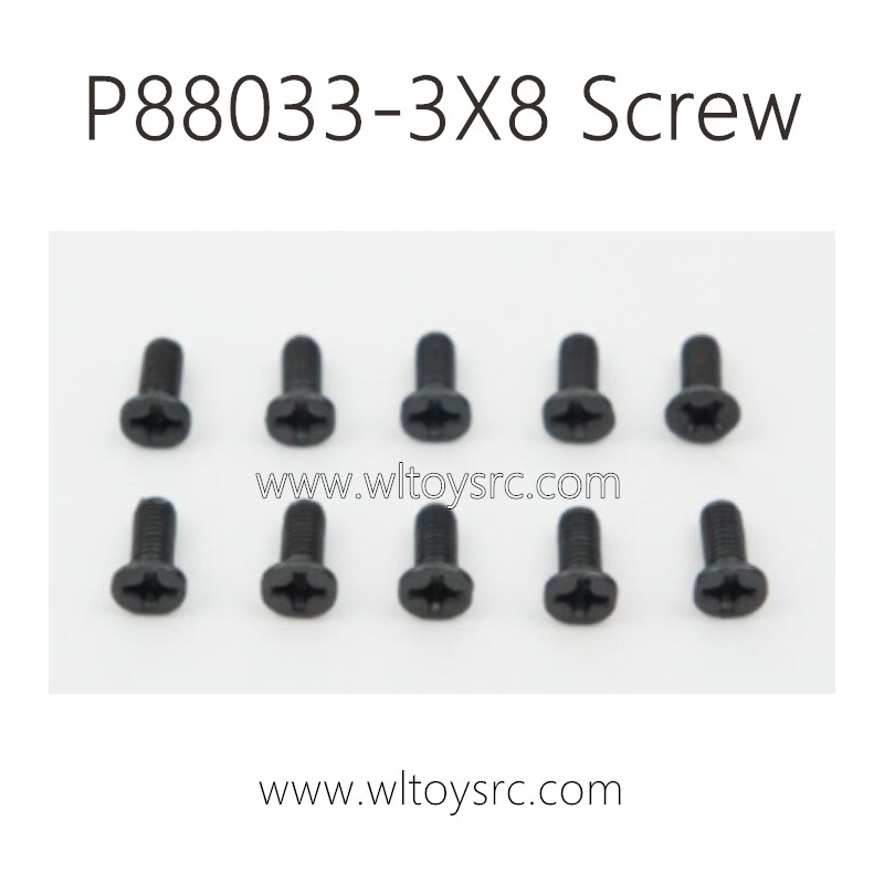 PXTOYS ENOZE 9200 9202 9203 9204E Parts P88033 3X8 Screw