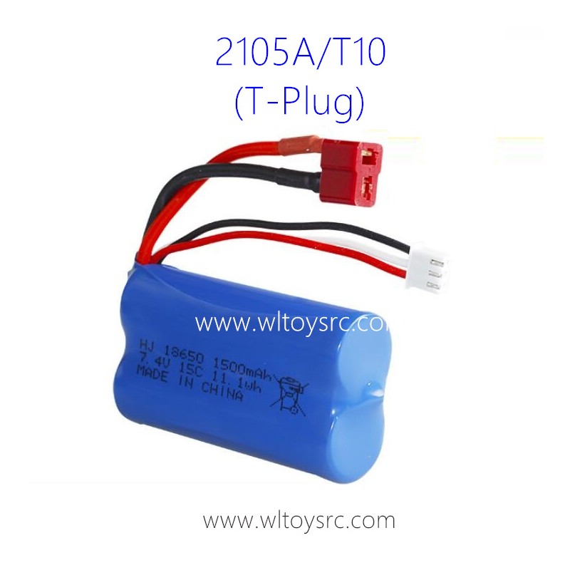 HBX 2105A Parts 7.4V 1500mAh Battery T-Plug