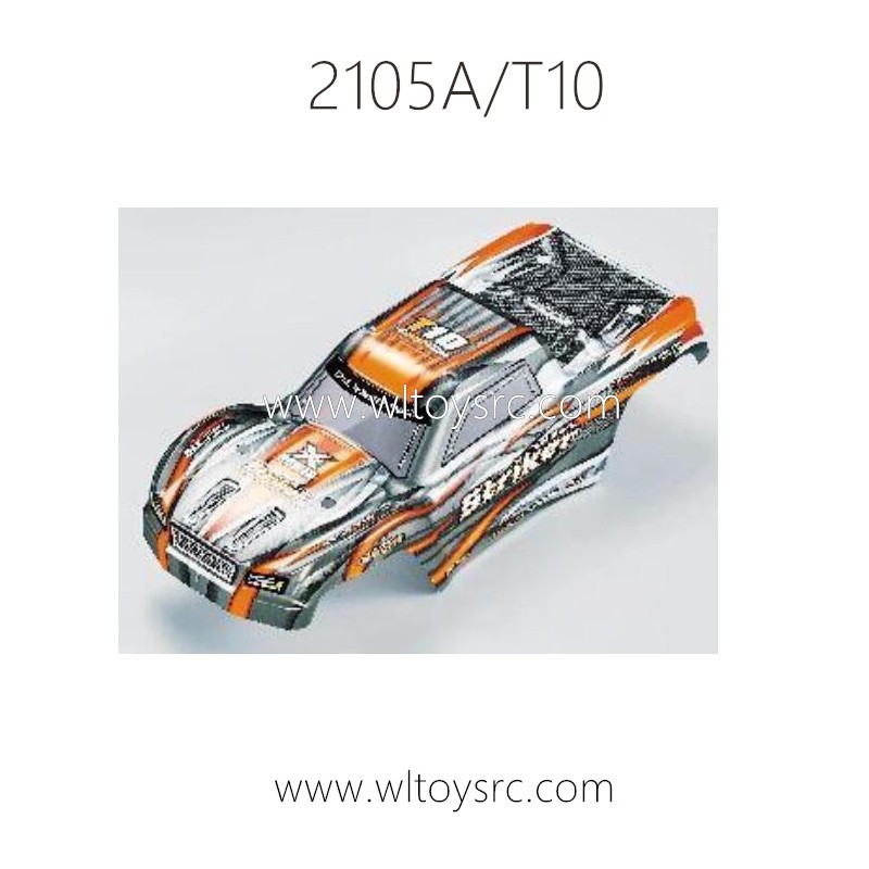 HBX 2105A T10 RC Car Parts Car Shell Orange