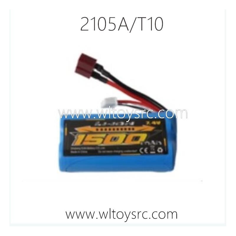 HBX 2105A T10 RC Car Parts Battery Pack 18650 T Plug