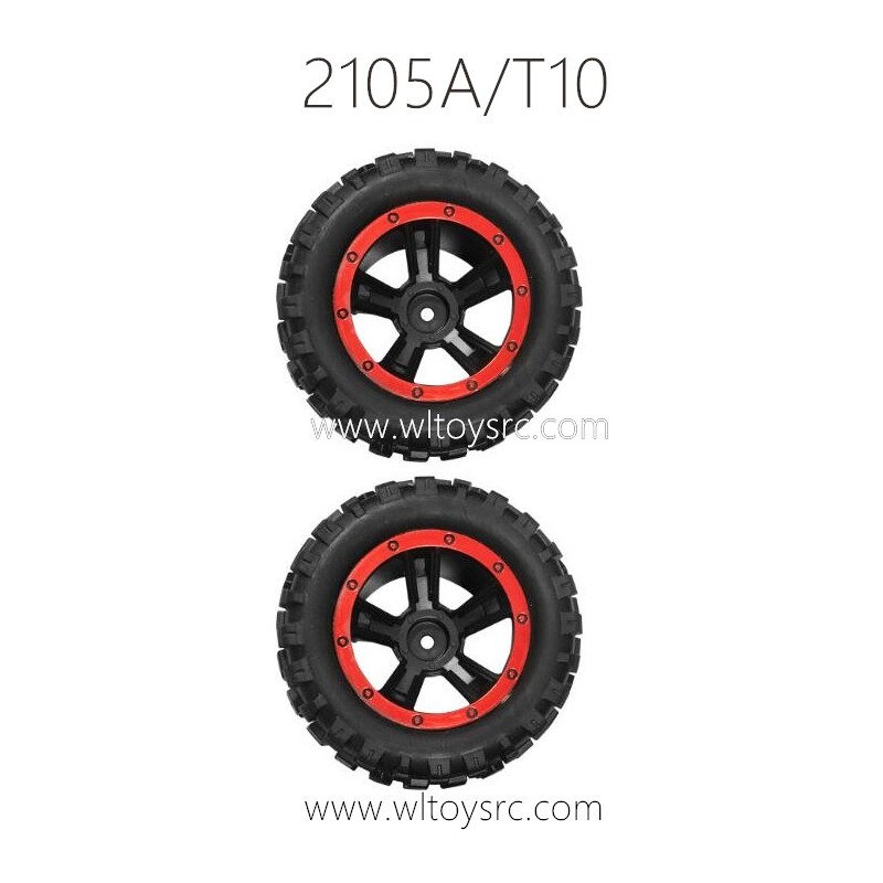 HAIBOXING 2105A T10 RC Truck Parts M22052 Tires Asssembly