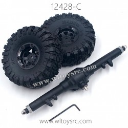 WLTOYS 12428-C Parts, Rear Gearbox Assembly and Wheels