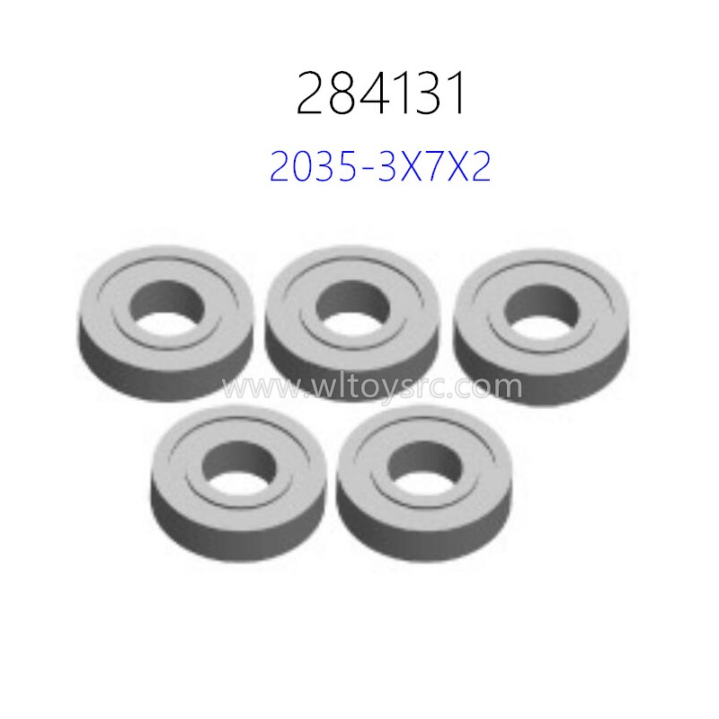 WLTOYS 284131 1/28 Racing Car Parts 2035 3X7X2 Bearing Set