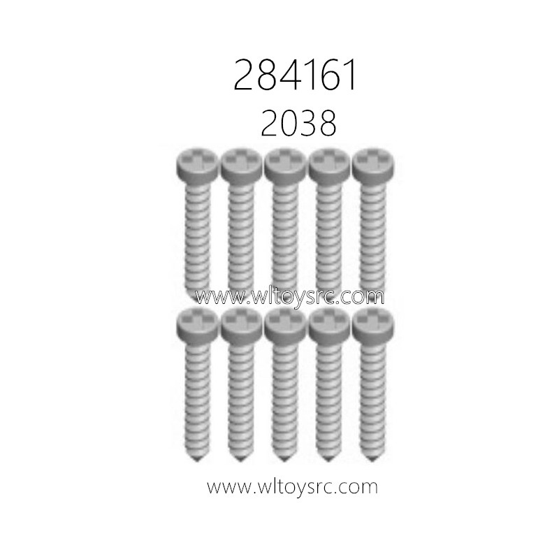 WLTOYS 284161 RC Truck Parts 2038 Cross Round Head Screws 1.4X7PA D2