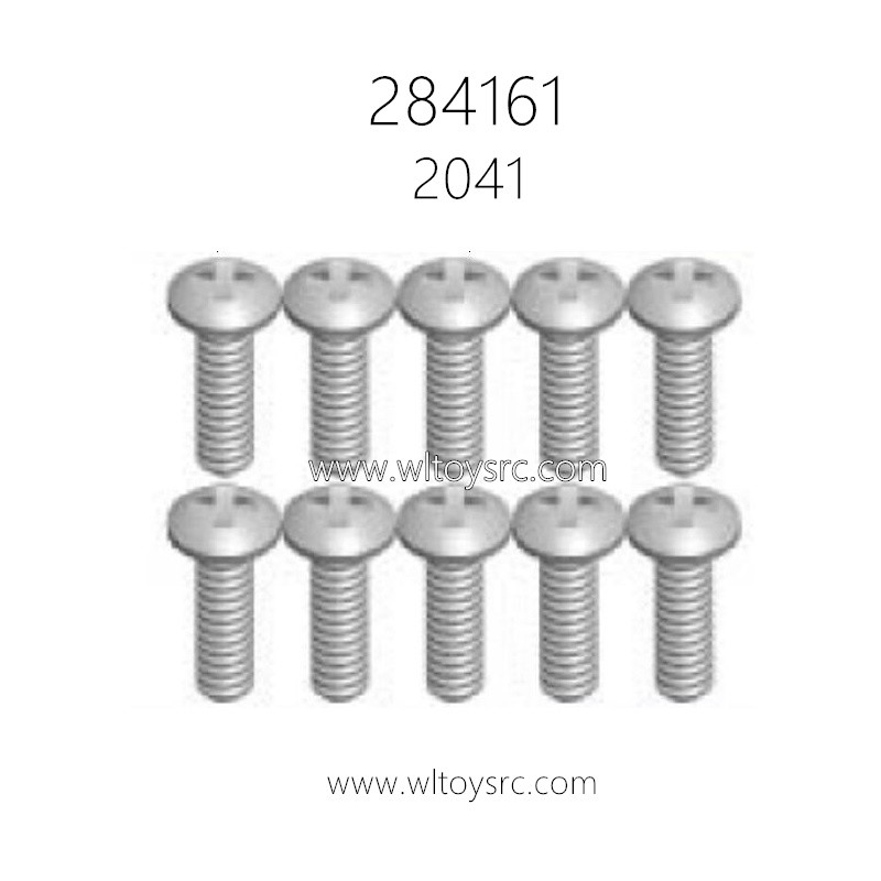 WLTOYS 284161 RC Truck Parts 2041 self-tapping Screws 2X7PB D3.5