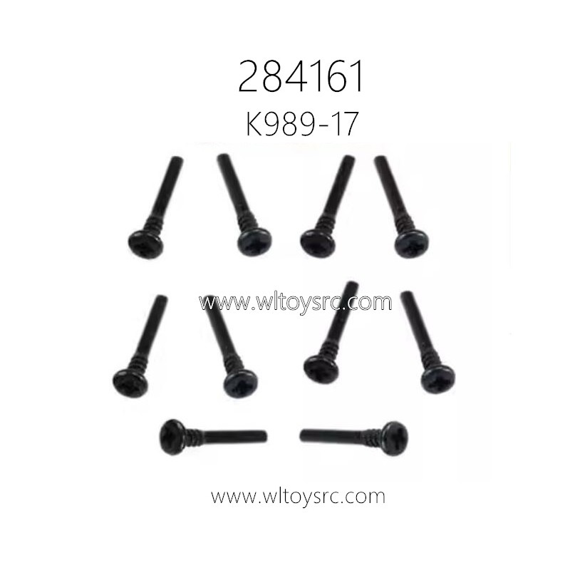 WLTOYS 284161 Racing RC Car Parts K989-17 M1.5X11PB Half thread Screw