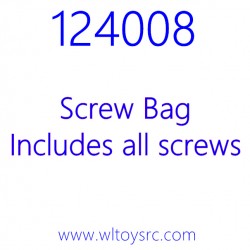 WLTOYS 124008 1/12 RC Car Parts Screw List all in one bag