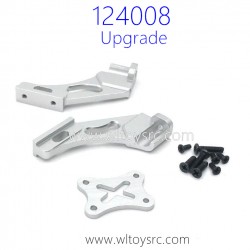 WLTOYS 124008 RC Car Upgrade Parts Tail Support Frame Silver