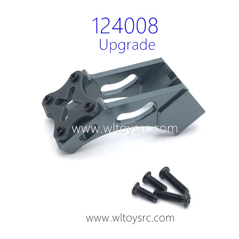 WLTOYS 124008 RC Car Upgrade Parts Tail Support Frame Titanium