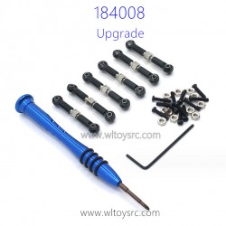 WLTOYS 184008 Upgrade Parts Metal Connect Rods Black