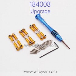 WLTOYS 184008 Upgrade Parts Metal Connect Rods Gold