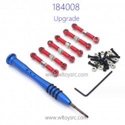 WLTOYS 184008 Upgrade Parts Metal Connect Rods Red