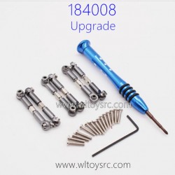 WLTOYS 184008 Upgrade Parts Metal Connect Rods Titianium
