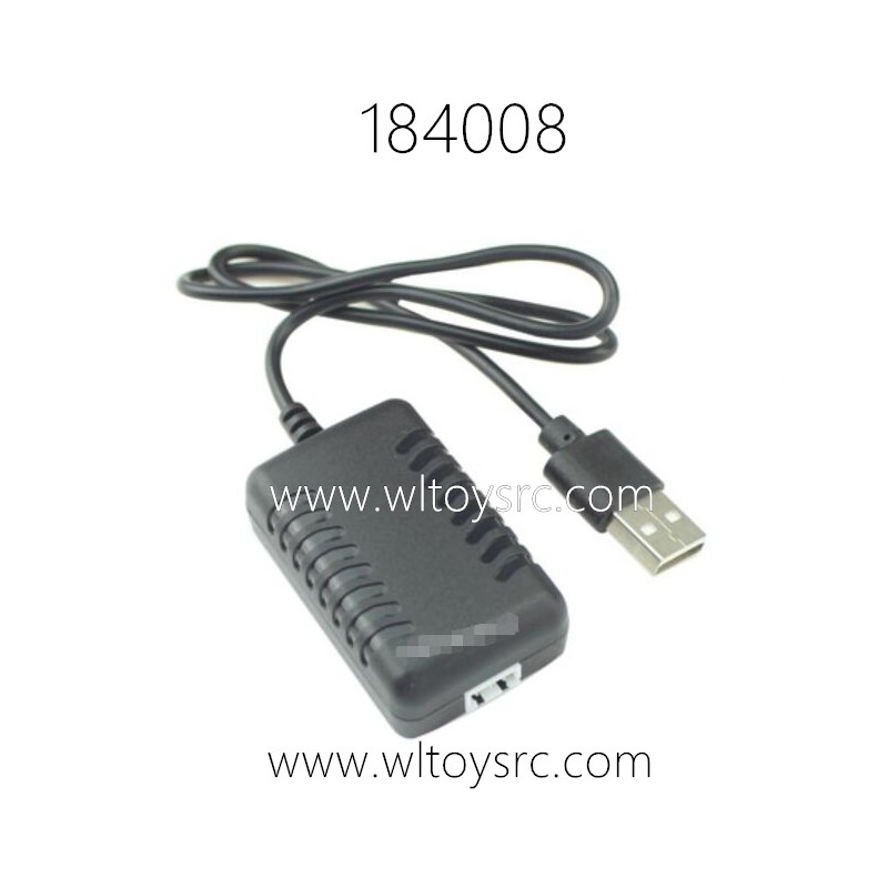 WLTOYS 184008 RC Car Parts 7.4V 2000mAh USB Charger