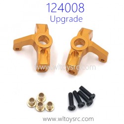 WLTOYS 124008 RC Car Upgrade Front Steering Cups Gold