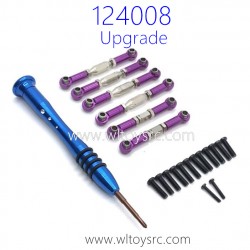 WLTOYS 124008 RC Car Upgrade Parts Connect Rods