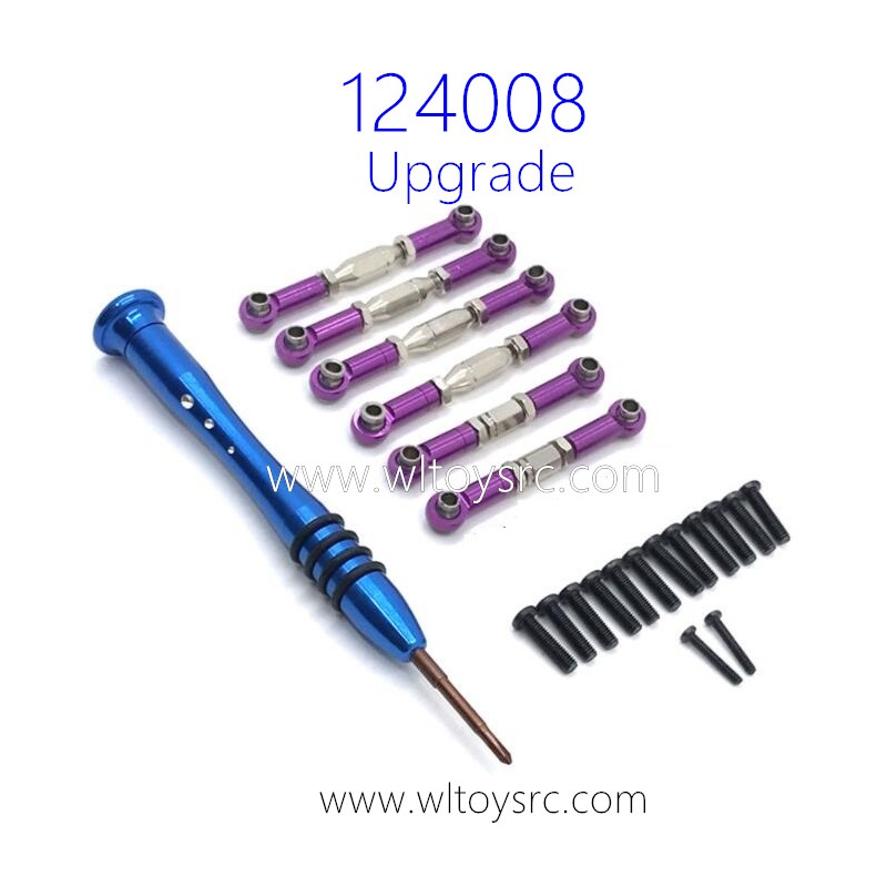 WLTOYS 124008 RC Car Upgrade Parts Connect Rods