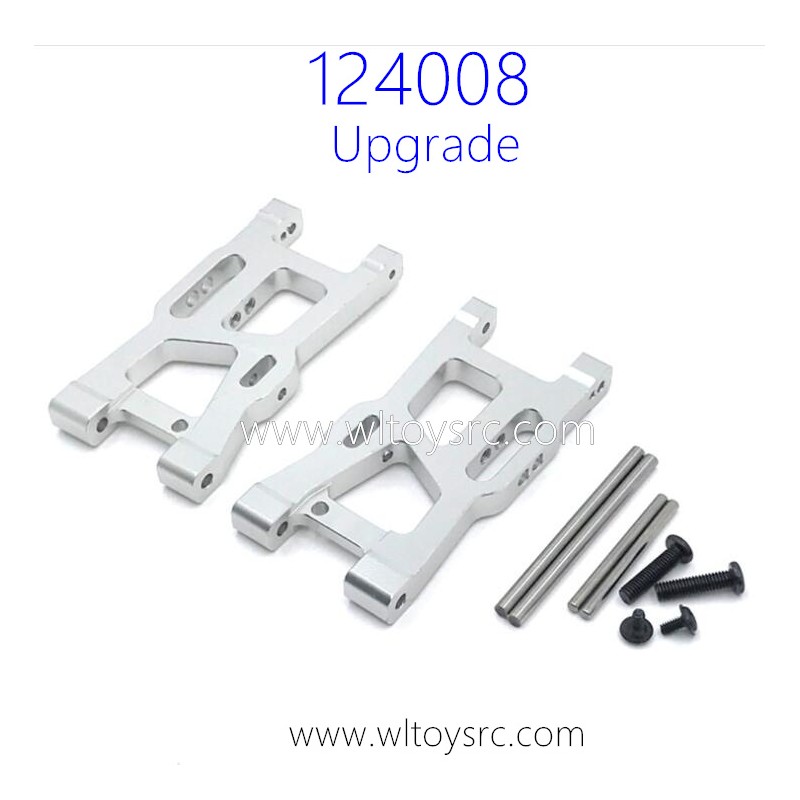 WLTOYS 124008 RC Car Upgrade Parts Swing Arm Silver