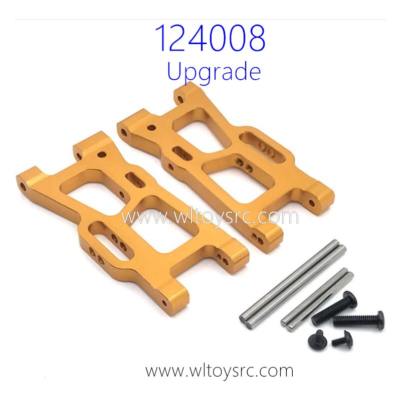 WLTOYS 124008 1/12 Racing Car Upgrade Parts Rear Swing Arm Gold