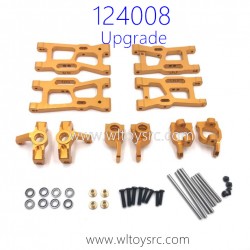 WLTOYS 124008 1/12 Racing RC Car Upgrade Parts List Gold