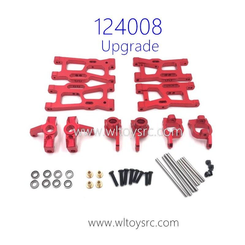 WLTOYS 124008 1/12 Racing RC Car Upgrade Parts List Red