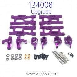 WLTOYS 124008 1/12 Racing RC Car Upgrade Parts List Purple