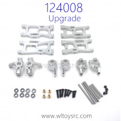 WLTOYS 124008 1/12 Racing RC Car Upgrade Parts List Silver